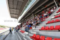 Tribuna principal zona ALTA <br/> Tribuna D, GP Barcelona <br/> Circuit de Catalunya